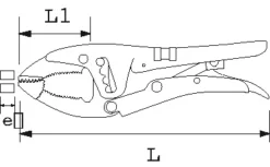 Pince Etau Grande Capacite 220 Mm SAM - 21222FME -Maxouti Magasin SAM01095 5