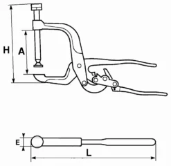 Pince Etau Serre-joint A Vis SAM - 2147 -Maxouti Magasin SAM01102 5