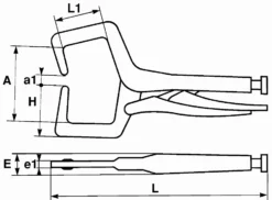 Pince Etau Pour Soudure 280 Mm SAM - 21928 9 Pince Etau Pour Soudure 280 Mm SAM - 21928 -Maxouti Magasin SAM01117 5