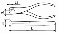 Pince Coupante En Bout Bimatiere Avec Ressort 160 Mm SAM - 230R16GFME 9 Pince Coupante En Bout Bimatiere Avec Ressort 160 Mm SAM - 230R16GFME -Maxouti Magasin SAM01168 5