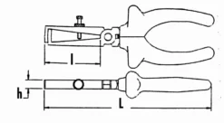 Pince A Denuder Avec Ressort 160 Mm SAM - 240R16GFME -Maxouti Magasin SAM01225 6