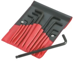 Trousse 11 Clés Males Courtes 6 Pans Pouce SAM - 62TR11A