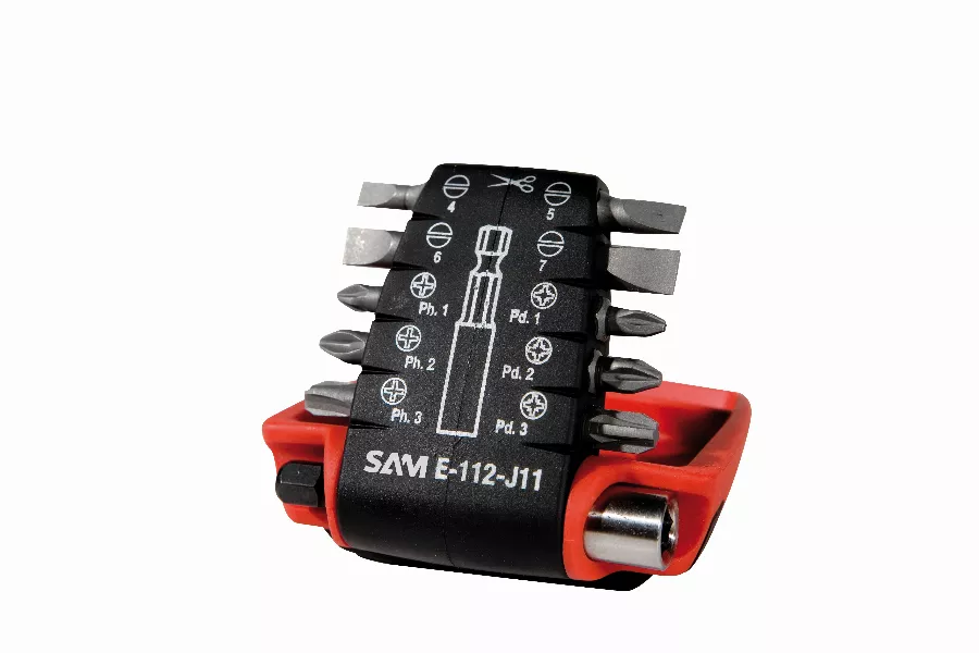 Râtelier De 10 Embouts De Vissage Et Un Porte-embout SAM - E112J11 3 Râtelier De 10 Embouts De Vissage Et Un Porte-embout SAM - E112J11