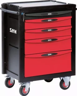 Servante 5 Tiroirs Modèle Stop+ Plateau Aluminium SAM - SERVI540 -Maxouti Magasin SAM05593 2