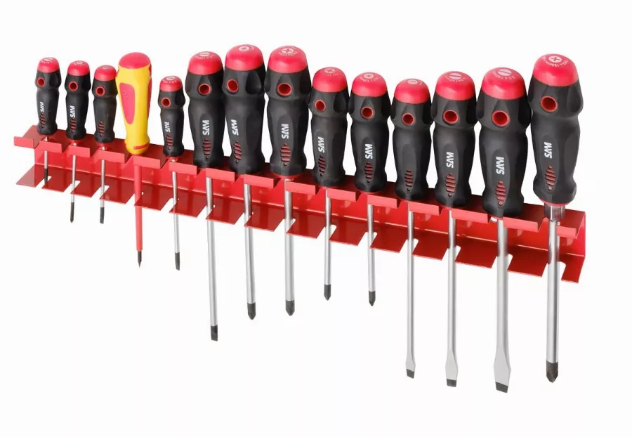 Jeu De 14 Tournevis Sur Rack SAM - TAJ14B 3 Jeu De 14 Tournevis Sur Rack SAM - TAJ14B