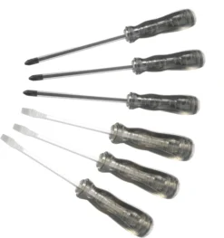 Jeu 6 Tournevis A Frapper Acetate Fente Et Pozidriv SAM - TCETPHJ6