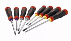 Jeu De 8 Tournevis S1 Fente Phillips Pozidriv SAM - TJ8 -Maxouti Magasin SAM05829 1