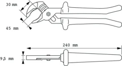 Pince Multiprise A Crans Demi-lune Isolee SAM - Z19925 -Maxouti Magasin SAM05962 5