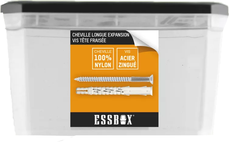 Cheville ESSBOX SCELL-IT Nylon - Ø10 Mm X 100 Mm - Boite De 50 - EX-91013410100 3 Cheville ESSBOX SCELL-IT Nylon - Ø10 Mm X 100 Mm - Boite De 50 - EX-91013410100