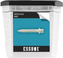 Patte à Vis Bois ESSBOX SCELL-IT Avec Collerette - Ø10 Mm X 60 Mm - Boite De 50 - EX-9331111060