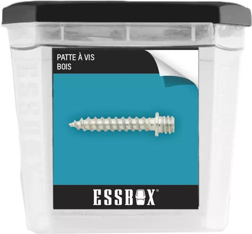 Patte à Vis Bois ESSBOX SCELL-IT Avec Collerette - Ø10 Mm X 60 Mm - Boite De 50 - EX-9331111060 3 Patte à Vis Bois ESSBOX SCELL-IT Avec Collerette - Ø10 Mm X 60 Mm - Boite De 50 - EX-9331111060