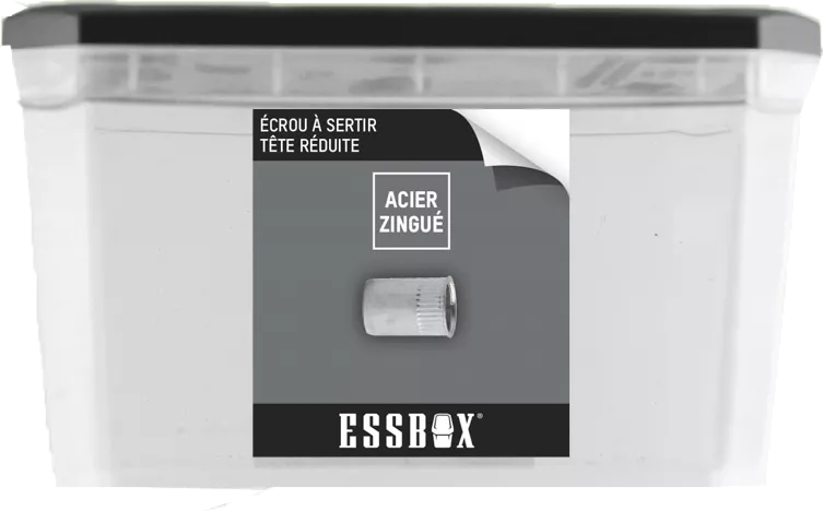 Ecrou Cranté ESSBOX SCELL-IT Tête Réduite - ØM6 Mm X Mm - Boite De 550 - EX-9460710630 3 Ecrou Cranté ESSBOX SCELL-IT Tête Réduite - ØM6 Mm X Mm - Boite De 550 - EX-9460710630