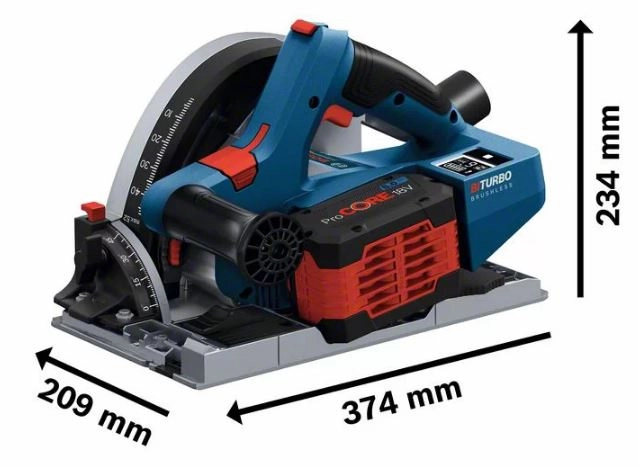Scie Plongeante Sans Fil BITURBO GKT 18V-52 GC BOSCH Solo - 06016B4000 4 Scie Plongeante Sans Fil BITURBO GKT 18V-52 GC BOSCH Solo - 06016B4000 â Image 2