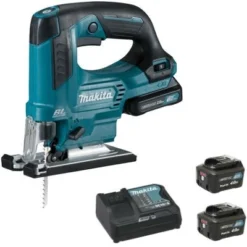 Scie Sauteuse 10.8V Li-ion MAKITA - Malette De Transport + 2 Batteries 4Ah + 1 Chargeur Rapide - JV103DSMJ -Maxouti Magasin SDD10097 1