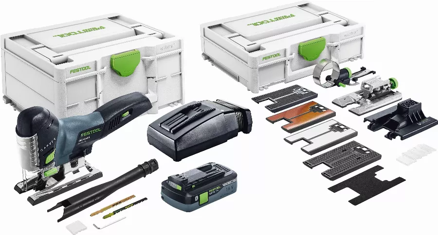 Scie Sauteuse Sans Fil FESTOOL PSC 420 HPC EBI-Set CARVEX - Batterie 4Ah + Chargeur Rapide + Systainer 13 Accessoires - 576523 3 Scie Sauteuse Sans Fil FESTOOL PSC 420 HPC EBI-Set CARVEX - Batterie 4Ah + Chargeur Rapide + Systainer 13 Accessoires - 576523