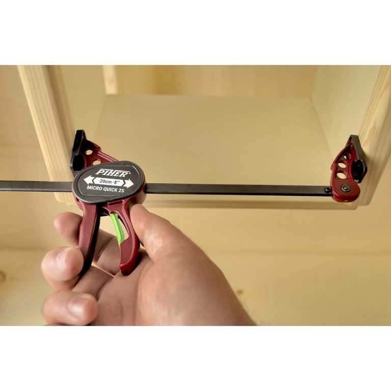 Paire De Serre-joint Micro Quick PIHER - Serrage Max 20 Cm - 52016 3 Paire De Serre-joint Micro Quick PIHER - Serrage Max 20 Cm - 52016