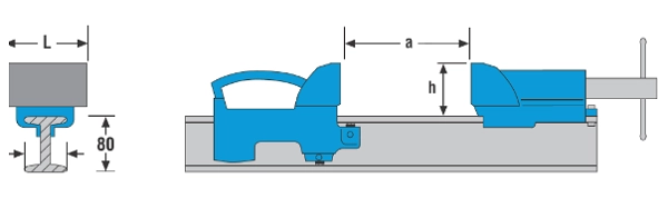 Serre Joint Dormant URKO - IPN "I" 80x42mm - Serrage 1500mm - 875 6 Serre Joint Dormant URKO - IPN "I" 80x42mm - Serrage 1500mm - 875 – Image 4