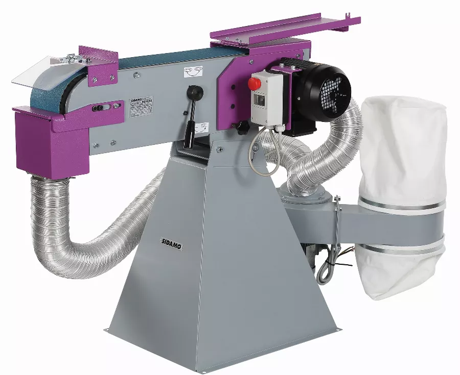 Ponceuse à Bande SIDAMO BG753 ASP - 2200W TRI - Avec Socle - 20105043 3 Ponceuse à Bande SIDAMO BG753 ASP - 2200W TRI - Avec Socle - 20105043