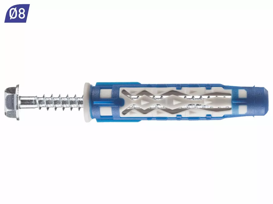 Cheville Colortech 8x50 Vis SPIT - Bidon De 100 - 565195 4 Cheville Colortech 8x50 Vis SPIT - Bidon De 100 - 565195 – Image 2