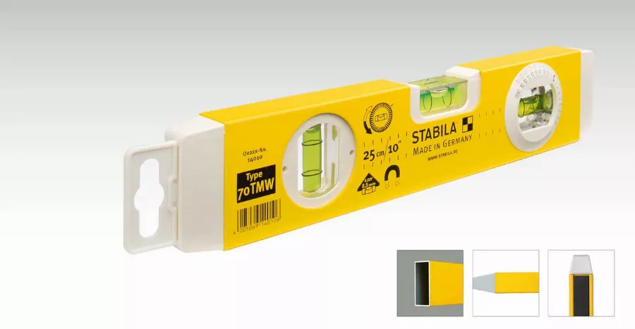 Niveau à Bulle STABILA Type 70 T - Mw Torpedo 26cm - 14010 3 Niveau à Bulle STABILA Type 70 T - Mw Torpedo 26cm - 14010