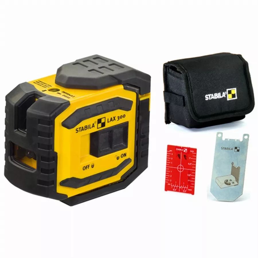 Laser STABILA LAX 300 Lignes Croisées Et Aplomb - Set De 4 Pièces - 18327 4 Laser STABILA LAX 300 Lignes Croisées Et Aplomb - Set De 4 Pièces - 18327 – Image 2