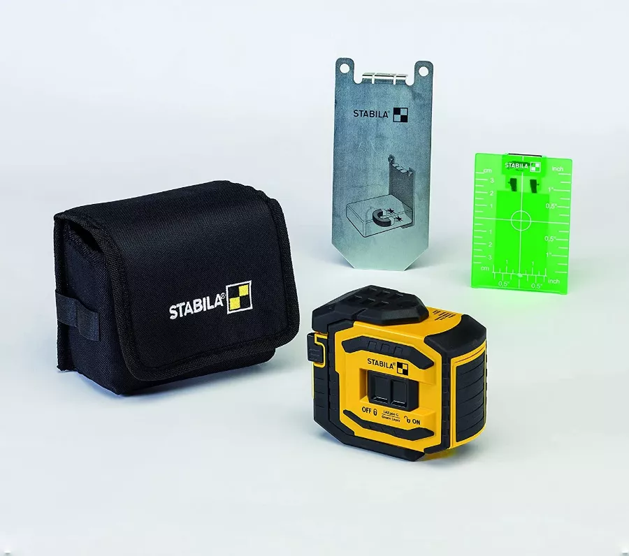 Laser STABILA LAX 300 G Lignes Croisées Et Aplomb - Set De 4 Pièces - 19033 4 Laser STABILA LAX 300 G Lignes Croisées Et Aplomb - Set De 4 Pièces - 19033 – Image 2