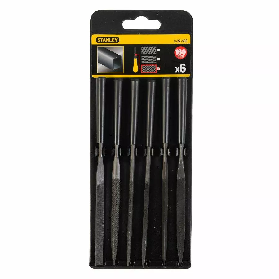Stanley Limes Aiguilles 160 mm - Jeu De 6pieces - 0-22-500 3 Stanley Limes Aiguilles 160 mm - Jeu De 6pieces - 0-22-500