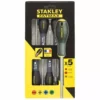 Stanley Tournevis électricien + Mécanicien + Phillips - Jeu De 5pieces FATMAX - 0-65-436 -Maxouti Magasin STAN0260 1