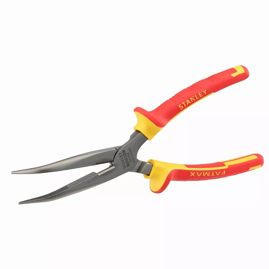 Pince à Bec Demi-rond Long Coudé Isolée 1000V STANLEY 200 Mm - 0-84-008 5 Pince à Bec Demi-rond Long Coudé Isolée 1000V STANLEY 200 Mm - 0-84-008 – Image 3