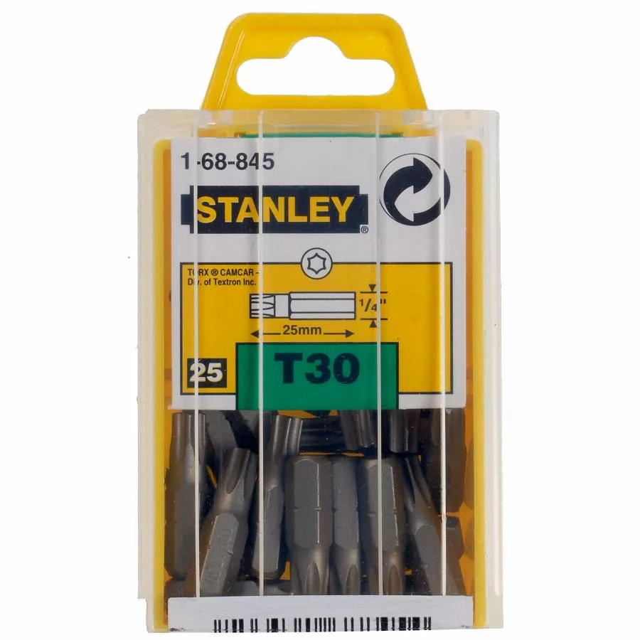 Stanley Embout De Vissage Torx T30 25mm - 25pieces - 1-68-845 3 Stanley Embout De Vissage Torx T30 25mm - 25pieces - 1-68-845