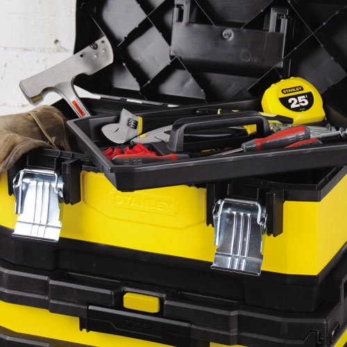 Servante De Chantier Roulante STANLEY - Galvanisée - 1-95-621 4 Servante De Chantier Roulante STANLEY - Galvanisée - 1-95-621 – Image 2