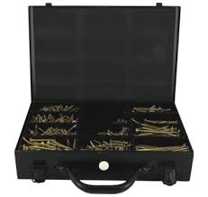 Mallette De 1350 Vis ROCKET VYNEX Tête Fraisée Etoile ABI + 3 Embouts Inclus - 3514000931013