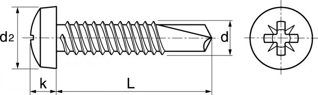 Vis Autoperceuse Tête Ronde Inox A2 PZ 4.8x16 ACTON - Boite 200 - 624304.8X16 5 Vis Autoperceuse Tête Ronde Inox A2 PZ 4.8x16 ACTON - Boite 200 - 624304.8X16 – Image 3