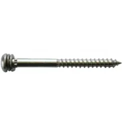 Vis MUSTAD Pour Assemblage Mécanique - Tête Ronde Torx 40 - Zingué Blanc - Ø7x90 - 2 Rondelles + Joint - Boite De 400 - LT293A700900B8S