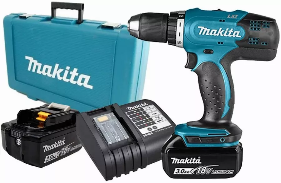 Perceuse Visseuse MAKITA 18V 3.0Ah + 2 Batteries, Chargeur, En Coffret - DDF453SFE 3 Perceuse Visseuse MAKITA 18V 3.0Ah + 2 Batteries, Chargeur, En Coffret - DDF453SFE