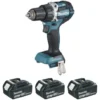 Perceuse Visseuse MAKITA 18V Li-Ion Ă13 Mm - 2 Batteries 18V 3.0Ah + 1 Batterie 4.0 Ah - Chargeur + Coffret - DDF484RF3J 2 Perceuse Visseuse MAKITA 18V Li-Ion Ă13 Mm - 2 Batteries 18V 3.0Ah + 1 Batterie 4.0 Ah - Chargeur + Coffret - DDF484RF3J -Maxouti Magasin VOA25062 2