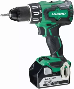 Perceuse Visseuse à Percussion 70Nm HIKOKI 18V 5.0Ah Induction - 2 Batteries + Chargeur En Coffret - DV18DBSLWJZ