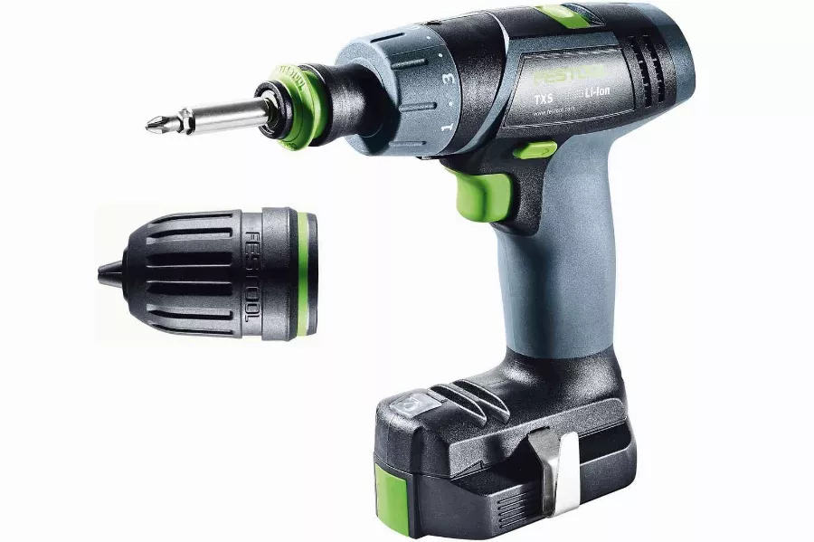 Perceuse Visseuse Sans Fil TXS 2.6-Plus 10mm + 2 Batteries FESTOOL - 576101 5 Perceuse Visseuse Sans Fil TXS 2.6-Plus 10mm + 2 Batteries FESTOOL - 576101 – Image 3