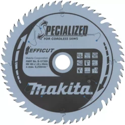 Lame Carbure Multi-bois Efficut MAKITA 165x20 Mm 56 Dents - B-57336
