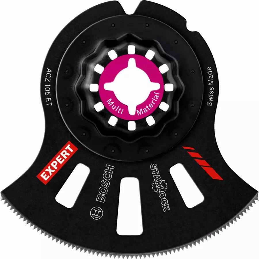 Lame Segment Carbure Multi Matériau Starlock Expert BOSCH Pour Outil Oscillant - ACZ105ET 3 Lame Segment Carbure Multi Matériau Starlock Expert BOSCH Pour Outil Oscillant - ACZ105ET