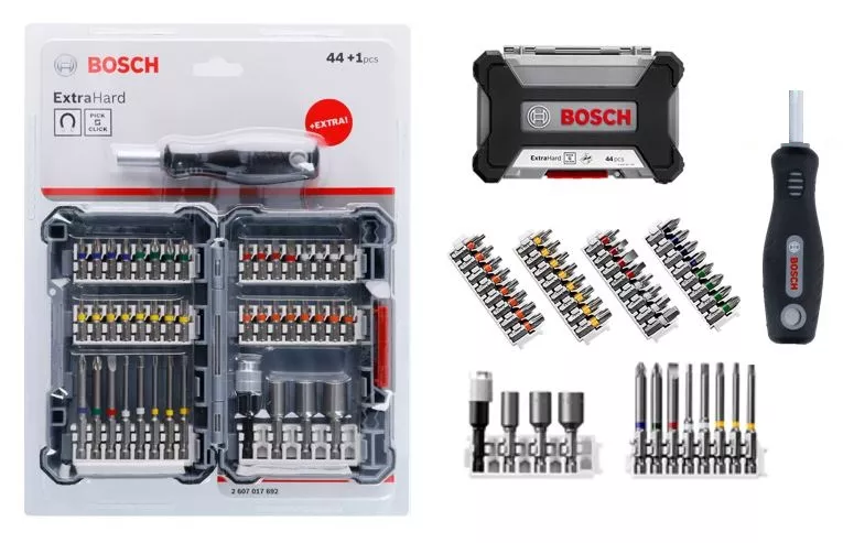 Coffret Vissage Promo BOSCH 44 Pièces + Tournevis - 2607017693 3 Coffret Vissage Promo BOSCH 44 Pièces + Tournevis - 2607017693