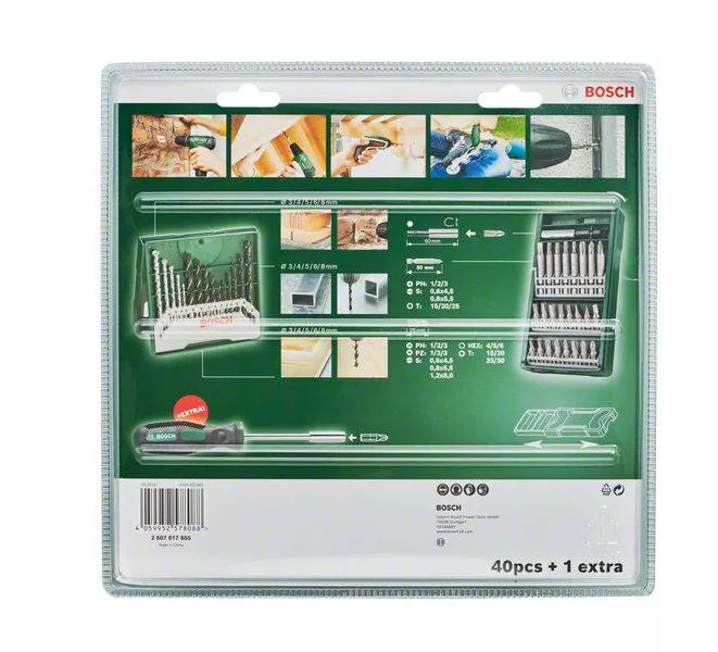 Jeu De 41 Embouts + Tournevis Porte-embout Mini X-Lin BOSCH - 2607017655 4 Jeu De 41 Embouts + Tournevis Porte-embout Mini X-Lin BOSCH - 2607017655 – Image 2