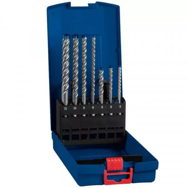 Coffret 7 Forets Béton SDS Plus 7X Expert BOSCH 5/6/6/8/8/10/12 Mm - 2608900195 3 Coffret 7 Forets Béton SDS Plus 7X Expert BOSCH 5/6/6/8/8/10/12 Mm - 2608900195