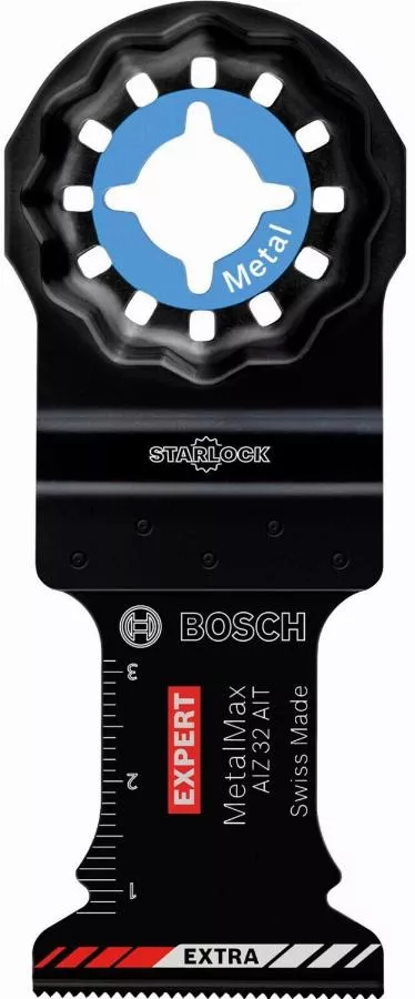 Lame Plongeante Expert Starlock Carbure Extra Metal AIZ32AIT BOSCH 40x32 Mm - 2608900017 3 Lame Plongeante Expert Starlock Carbure Extra Metal AIZ32AIT BOSCH 40x32 Mm - 2608900017