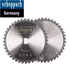 Lot De 2 Lames Pour Scies Circulaires Scheppach - 48-60 Dents - 254 X 30 Mm - 7901200714