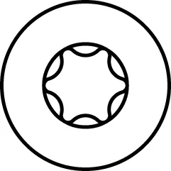 Vis HECO-Topix-Plus Pour Terrasse - Ø5x60mm - Tête Fraisée Avec Nervures De Fraisage - Filetage Partiel - T20 - Boite De 200 - 61919 4 Vis HECO-Topix-Plus Pour Terrasse - Ø5x60mm - Tête Fraisée Avec Nervures De Fraisage - Filetage Partiel - T20 - Boite De 200 - 61919 – Image 2