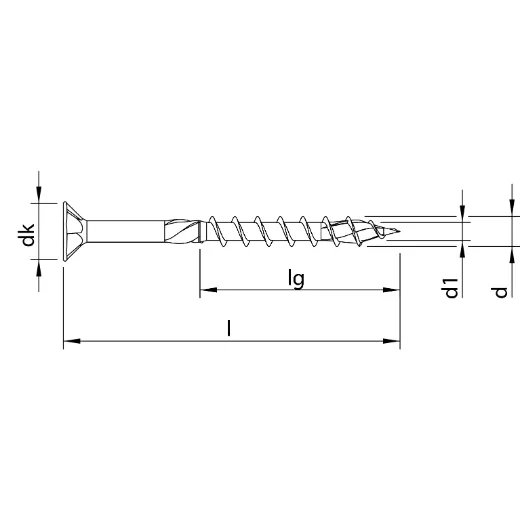 Vis HECO-Topix-Plus - Ø6x160mm - Tête Fraisée à Poches De Fraisage - Filetage Total - T30 - Boite De 100 - 61160 4 Vis HECO-Topix-Plus - Ø6x160mm - Tête Fraisée à Poches De Fraisage - Filetage Total - T30 - Boite De 100 - 61160 – Image 2