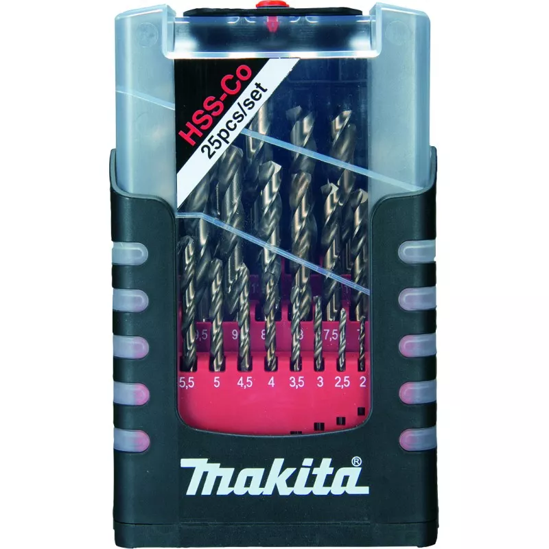Coffret 25 Forets Métal HSS-CO MAKITA - D-67577 3 Coffret 25 Forets Métal HSS-CO MAKITA - D-67577