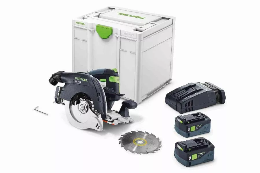 Scie Circulaire à Capot Basculant Sans Fil HKC 55 5.0 EBI-PLUS-SCA - FESTOOL - 577678 4 Scie Circulaire à Capot Basculant Sans Fil HKC 55 5.0 EBI-PLUS-SCA - FESTOOL - 577678 – Image 2