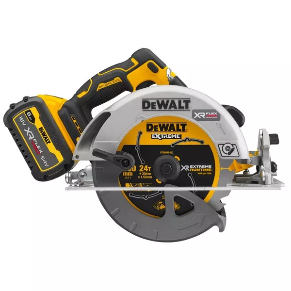 Scie Circulaire 190 Mm XR DEWALT 18V 6Ah Li-Ion - DCS573T1-QW 3 Scie Circulaire 190 Mm XR DEWALT 18V 6Ah Li-Ion - DCS573T1-QW